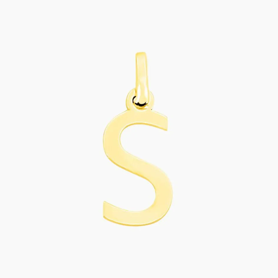 Discount Histoire d'Or Pendentif Ionia Lettre or jaune