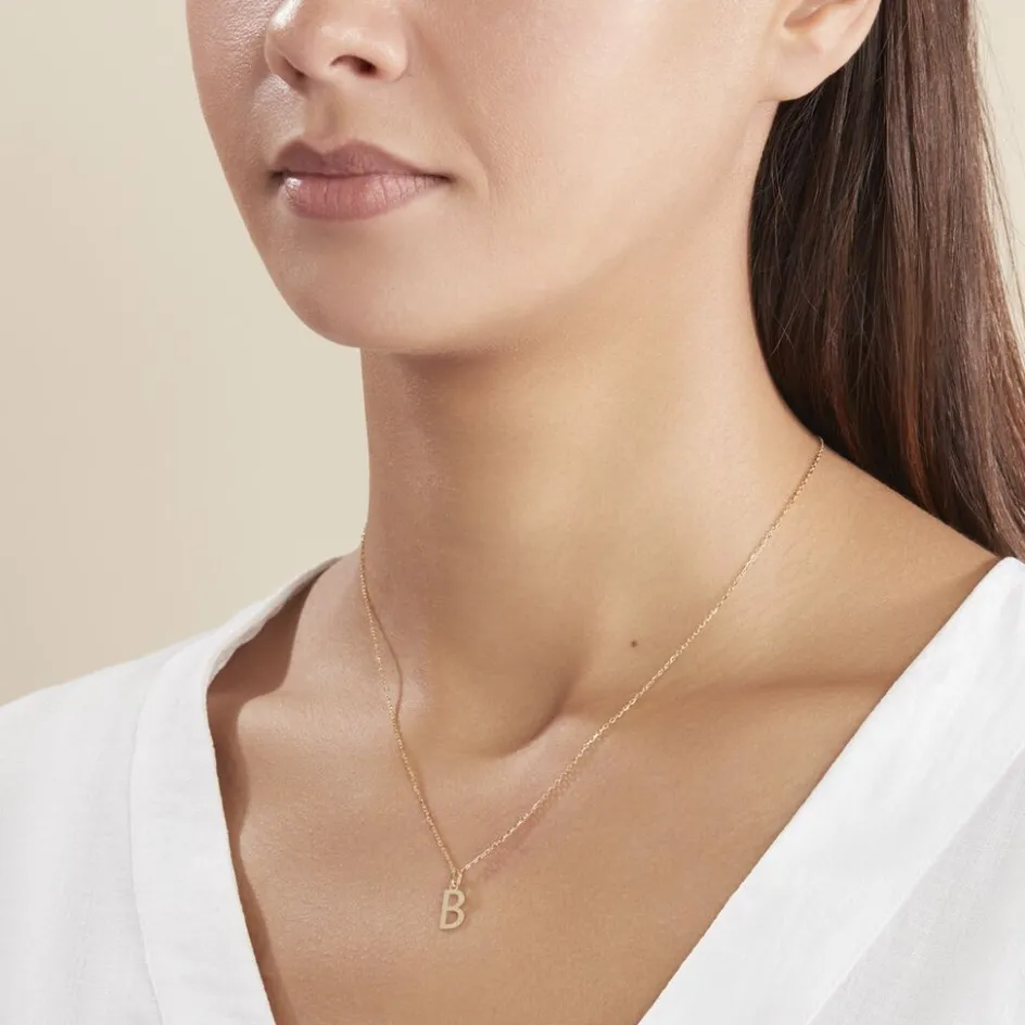 Hot Histoire d'Or Pendentif Ionia Lettre or jaune