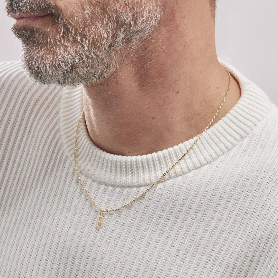 Hot Histoire d'Or Pendentif Ionia Lettre or jaune