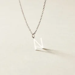 Online Histoire d'Or Pendentif Ionia Lettre or blanc