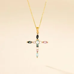 Sale Histoire d'Or Pendentif Iris Or Jaune Topaze Améthyste