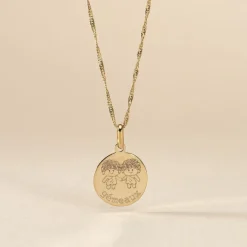 Outlet Histoire d'Or Pendentif Jannila Zodiaque Or Jaune