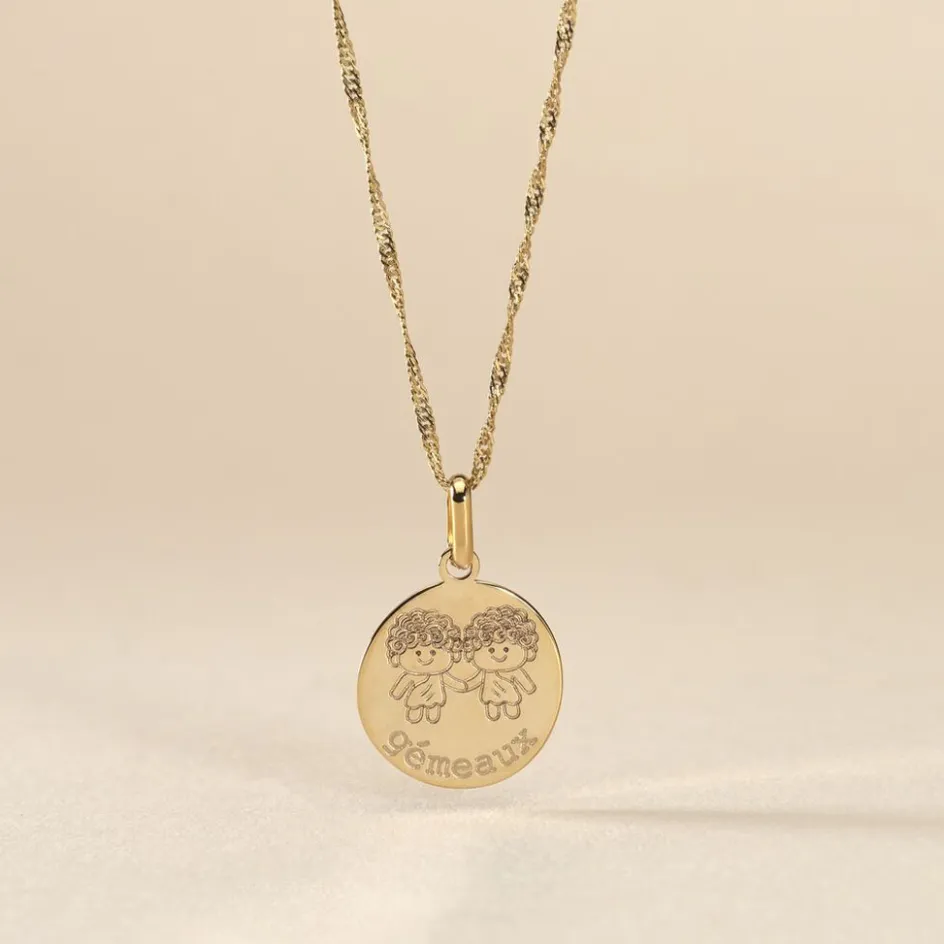Outlet Histoire d'Or Pendentif Jannila Zodiaque Or Jaune