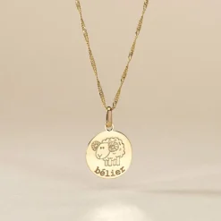 Online Histoire d'Or Pendentif Jannila Zodiaque Or Jaune