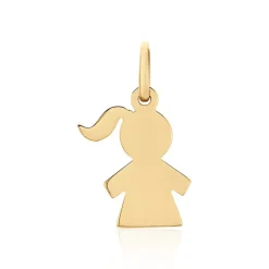 Histoire d'Or Pendentif Kids Plaque Or Doré* Pendentifs|Pendentifs