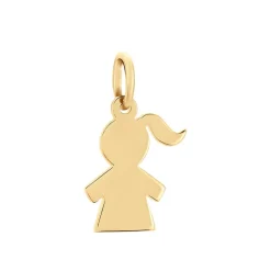 Histoire d'Or Pendentif Kids Plaque Or Doré* Pendentifs|Pendentifs