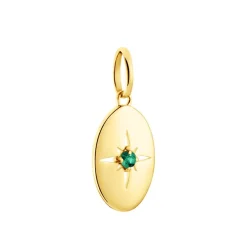 Histoire d'Or Pendentif Melchior Or Jaune Emeraude* Pendentifs|Pendentifs