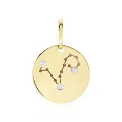 Online Histoire d'Or Pendentif Or Jaune Astraea Oxyde De Zirconium