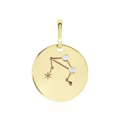 Clearance Histoire d'Or Pendentif Or Jaune Astraea Oxyde De Zirconium