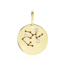 Sale Histoire d'Or Pendentif Or Jaune Astraea Oxyde De Zirconium