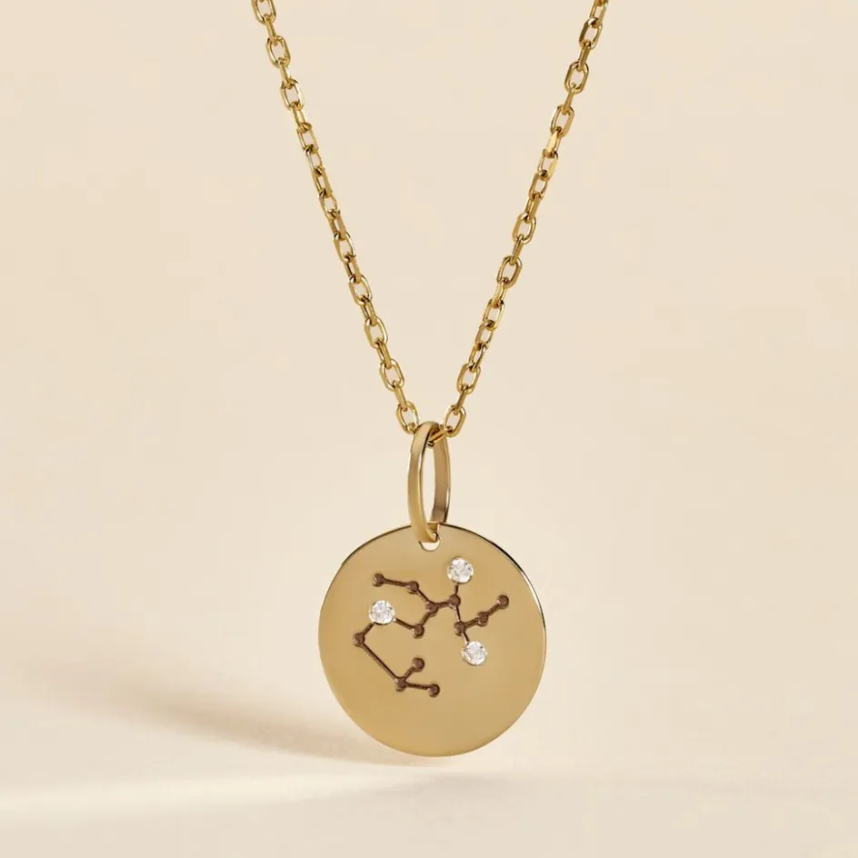 Sale Histoire d'Or Pendentif Or Jaune Astraea Oxyde De Zirconium