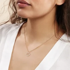 Online Histoire d'Or Pendentif Or Jaune Derry Oxyde De Zirconium