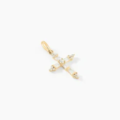 Clearance Histoire d'Or Pendentif Or Jaune Neottie Oxydes