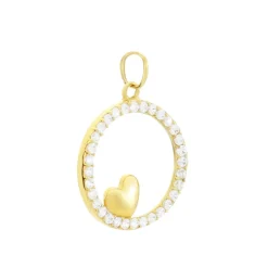 Best Histoire d'Or Pendentif Or Jaune Roman Oxyde