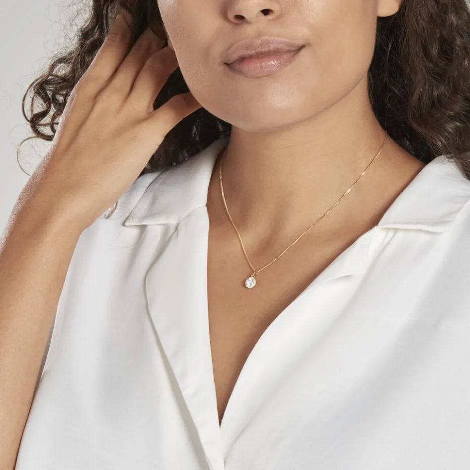 Outlet Histoire d'Or Pendentif Seghira Or Jaune Oxyde De Zirconium