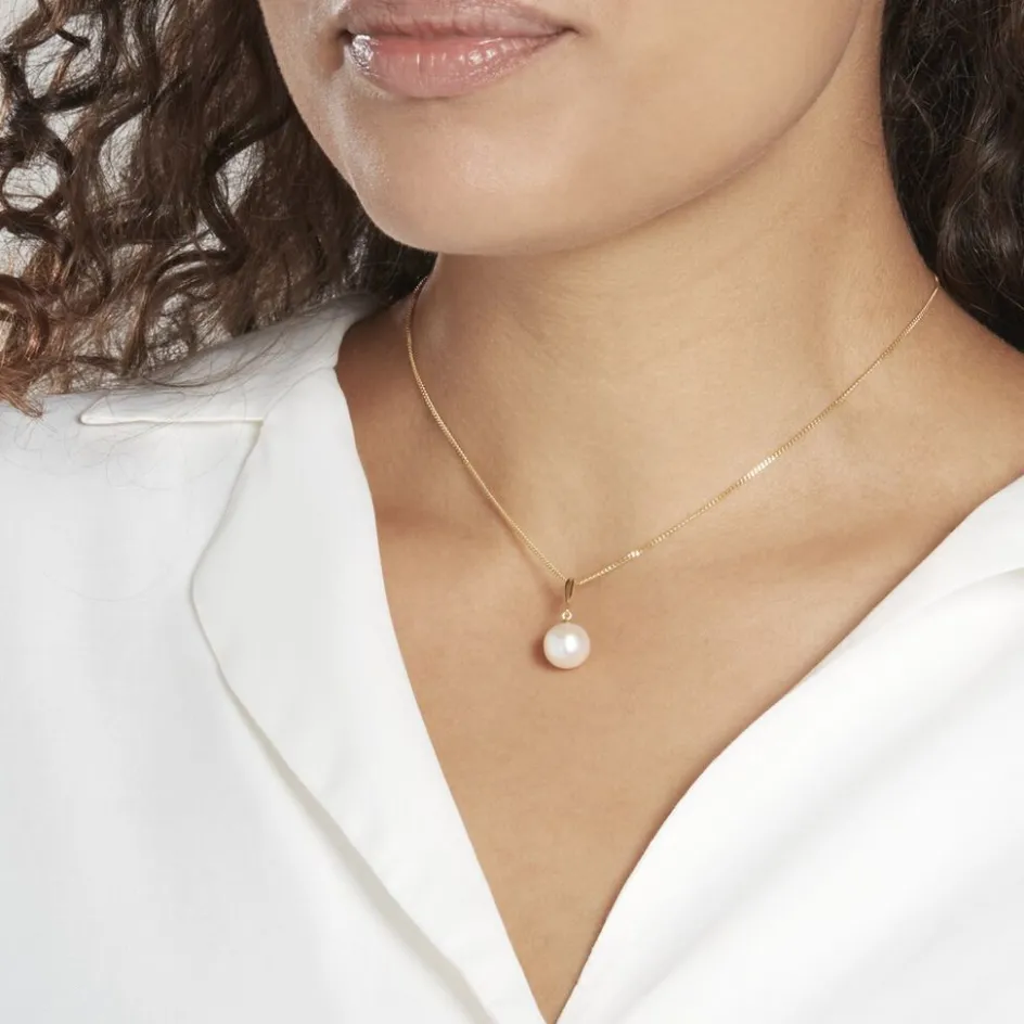 Best Histoire d'Or Pendentif Sibylle Or Jaune Perle De Culture