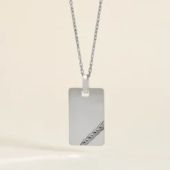 Online Histoire d'Or Pendentif Tao Argent Blanc