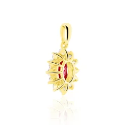 Histoire d'Or Pendentif Vladimir Et Diamant or jaune rubis