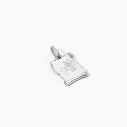 Outlet Histoire d'Or Pendentif Zodiaque Parchemin Argent Blanc
