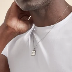 Clearance Histoire d'Or Pendentif Zodiaque Parchemin Argent Blanc