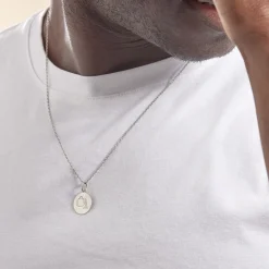 Clearance Histoire d'Or Pendentif Zodiaque Rond Argent Blanc