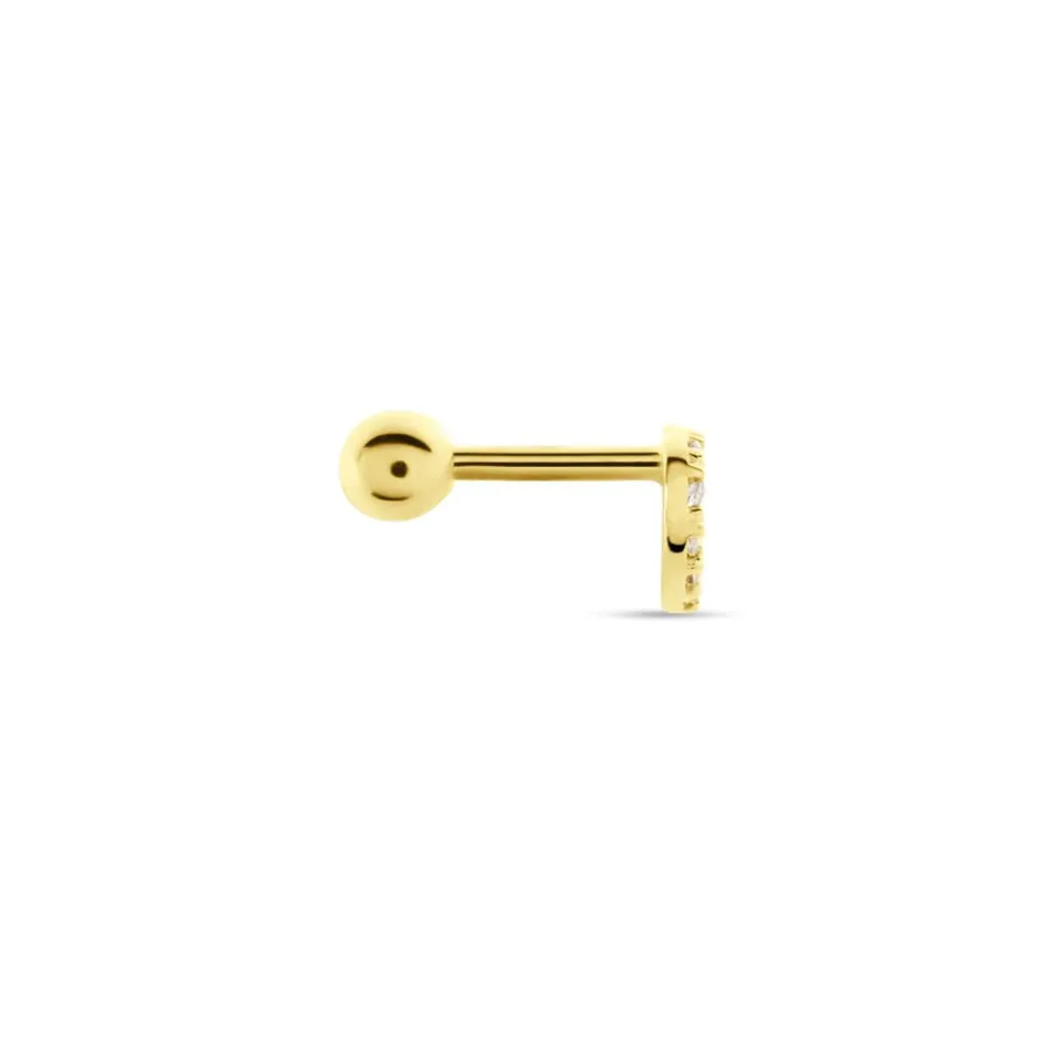 Histoire d'Or Piercing D'oreille Or Jaune Alchemille Oxydes De Zirconium* Boucles D'Oreilles|Ear Cuffs