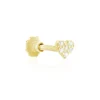 Online Histoire d'Or Piercing D'oreille Or Jaune Adasonia Oxydes De Zirconium