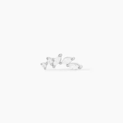 Histoire d'Or Piercing D'oreille Unitaire Nara Argent Blanc Oxyde De Zirconium* Boucles D'Oreilles|Piercings D'Oreilles