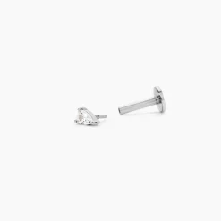 Histoire d'Or Piercing Dulcy Argent Blanc Oxyde De Zirconium
