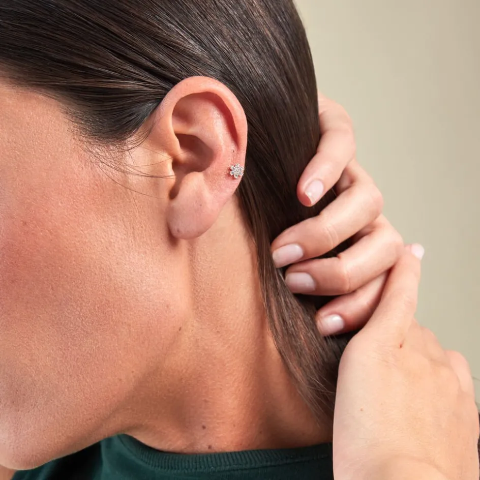 Histoire d'Or Piercing Gedeon Or Jaune Oxyde De Zirconium* Piercings|Autres Bijoux