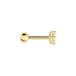 Outlet Histoire d'Or Piercing Joanina Or Jaune Oxyde De Zirconium or jaune oxyde rose
