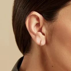 New Histoire d'Or Piercing Maarta Titane Doré Oxyde De Zirconium