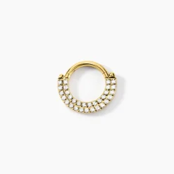 Histoire d'Or Piercing Septum Bettris Acier Jaune Oxyde De Zirconium* Piercings|Autres Bijoux