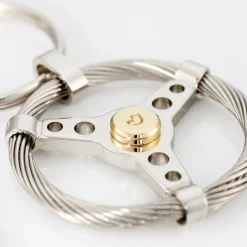 JOURDAN Porte Clefs Mariemeae Acier Bicolore* Autres Bijoux